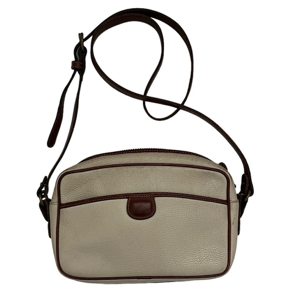 Coach Sheridan Collection Crossbody Ivory Pebbled Leather Bag Rare Vintage USA - Picture 2 of 12